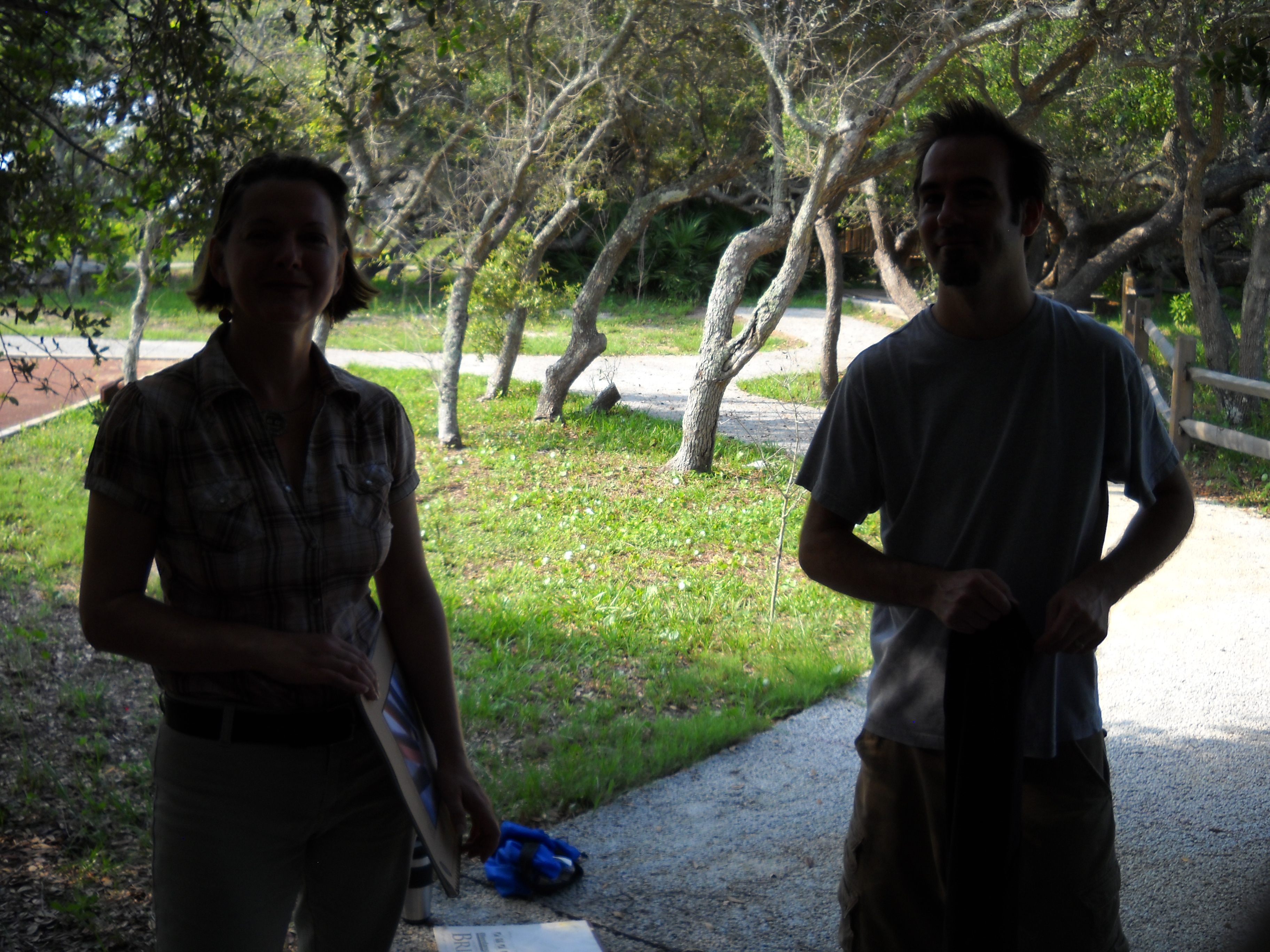 Easy company in a shady space with cool breezes.