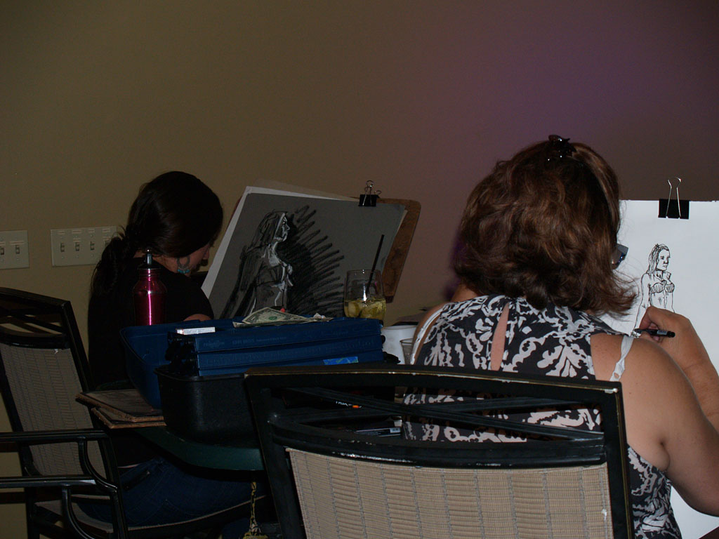 More artists at work