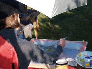 Jean painting