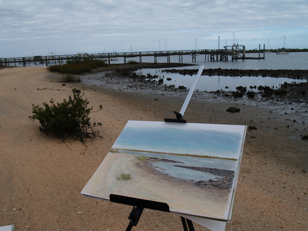 Michael's pastel drawing