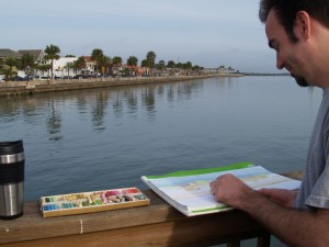 Michael continues his drawing from last week