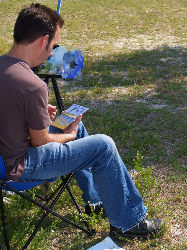 Michael painting