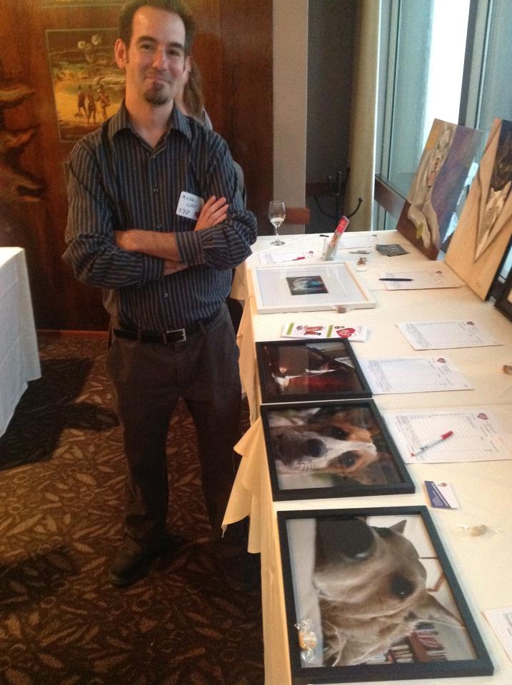Michael with donated prints