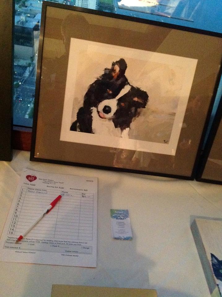 One of Scott's donated works