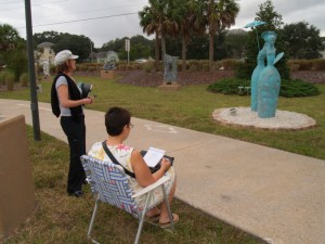 Lisa rendering the "Spanish Dancers"