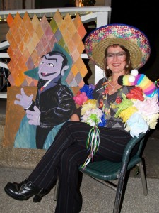 Jean with her Count Von Count
