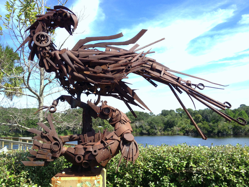 Sculpture at Lakeside Park