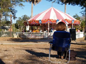 Judy rendering the carousel